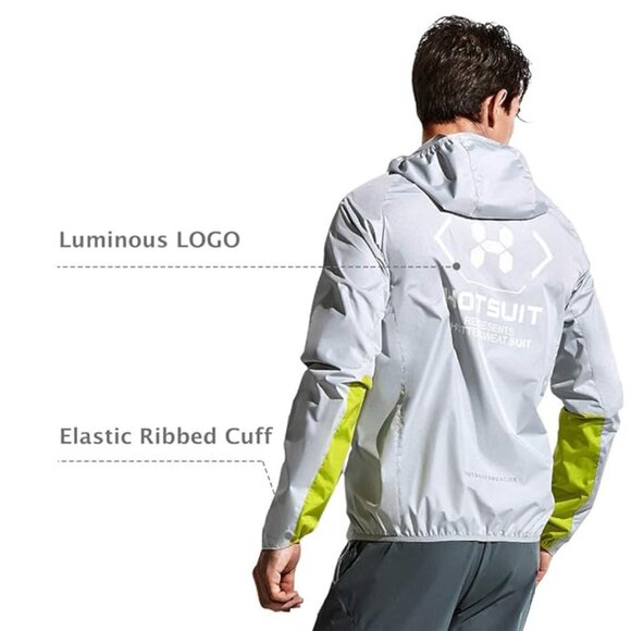 NWT HOTSUIT Sauna Jacket Long-Sleeve, CN size Men's M - Picture 3 of 15